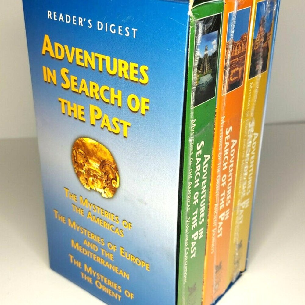 Reader's Digest History ADVENTURES IN SEARCH OF THE PAST Box Set VHS Lot 3 New